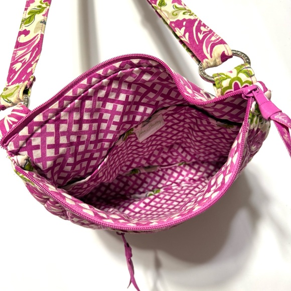 Vera Bradley Pink and Green Crossbody Bag - Picture 3 of 5